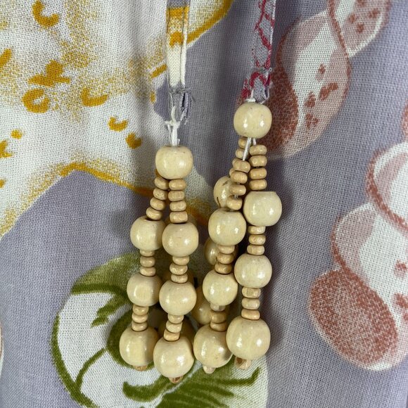 NEW True Destinations Womens XS Coastal Print Tiered Wide Leg Pants Pull On - Picture 6 of 10